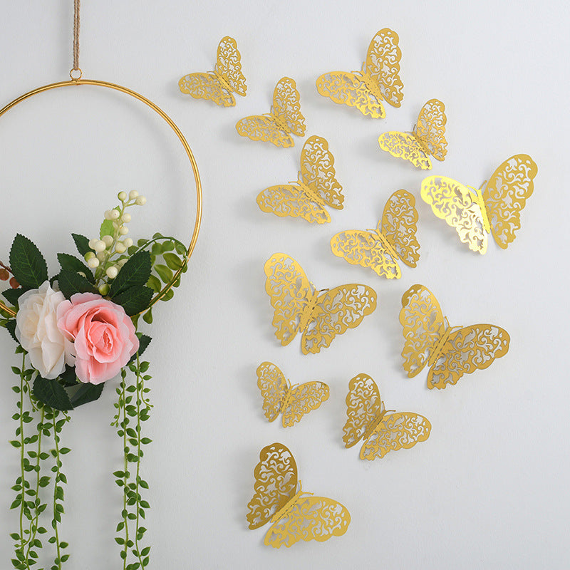 3D Butterfly Wall Sticker - Three-Dimensional Wall Decoration