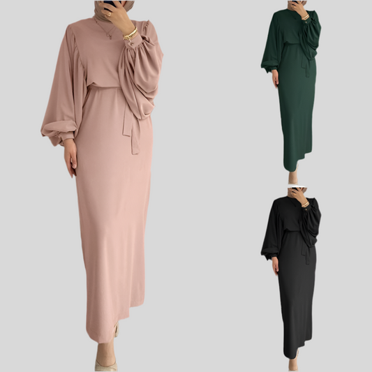 Sleek Muslim Robe Dress