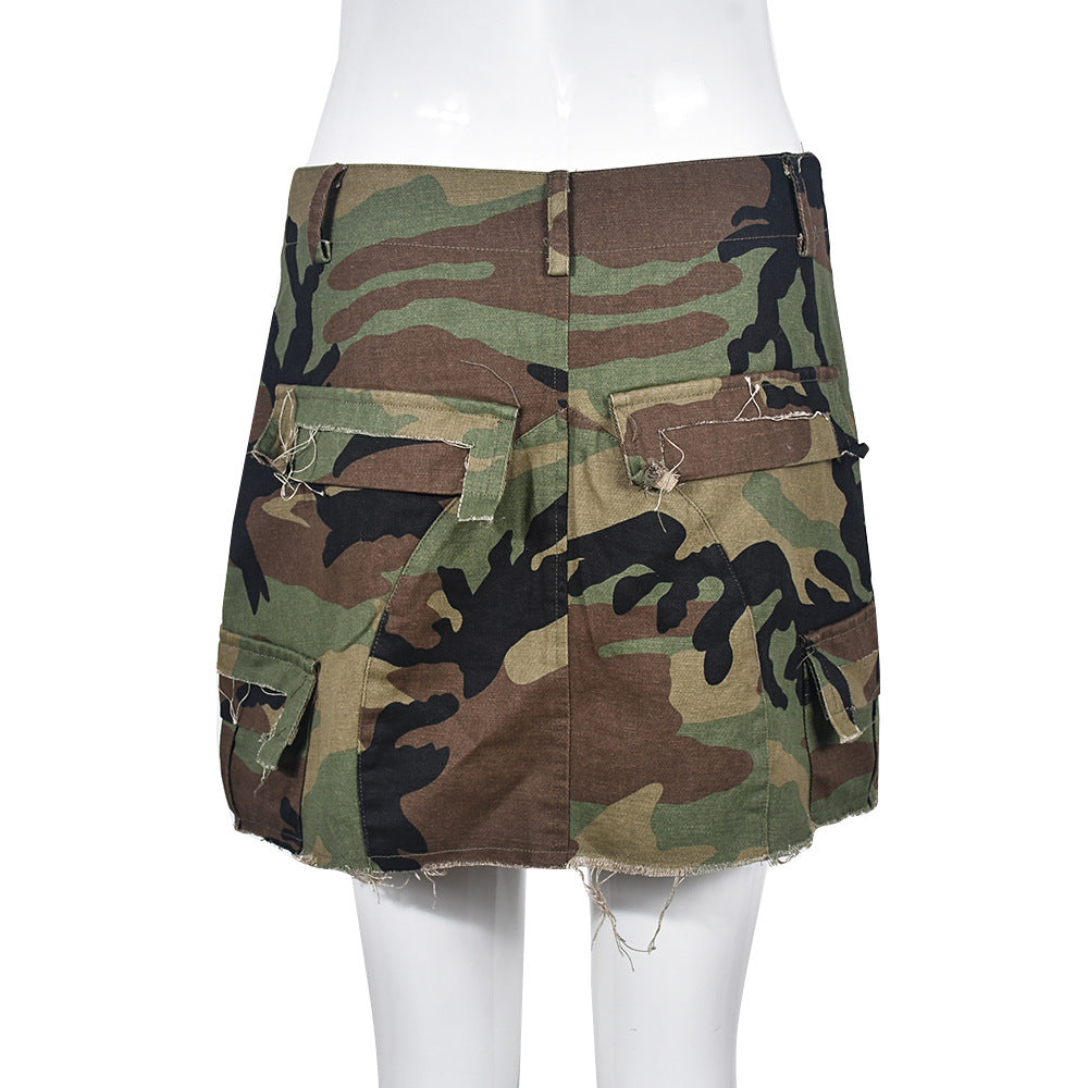 Women's Camouflage Short Skirt