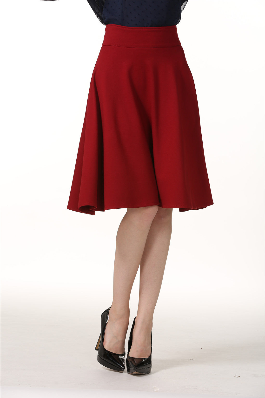 Versatile Umbrella Midi Skirt