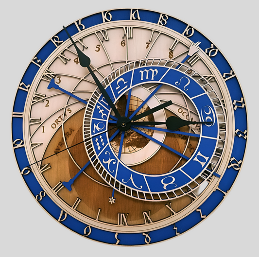 Zodiac Star Wall Clock