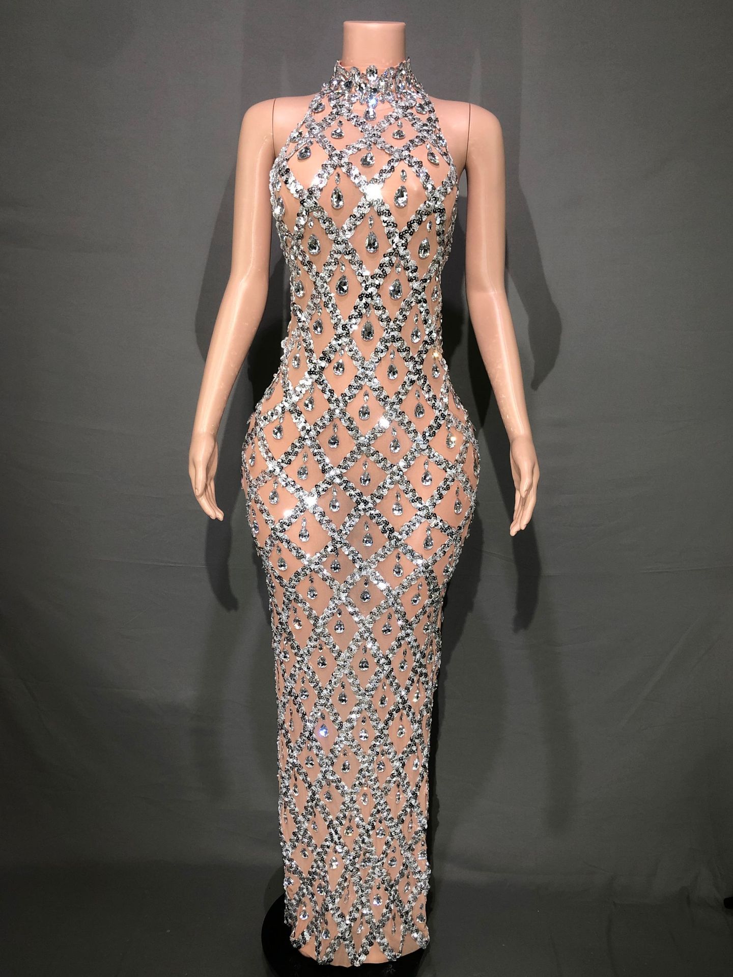 Radiance Rhinestone Party Dress