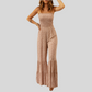 Women’s High-Waist Spaghetti Strap Jumpsuit