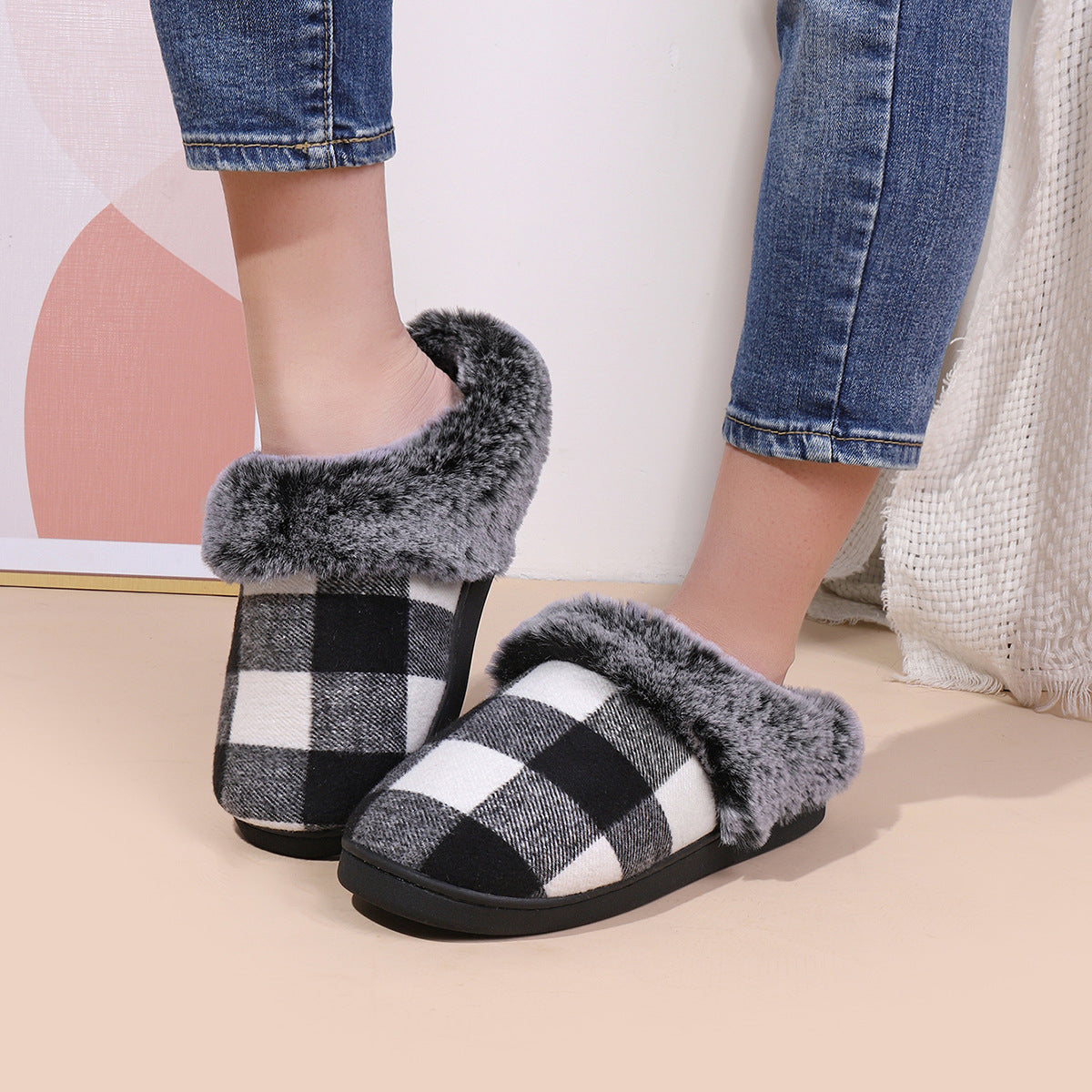 SoftPlaid Duo Slippers