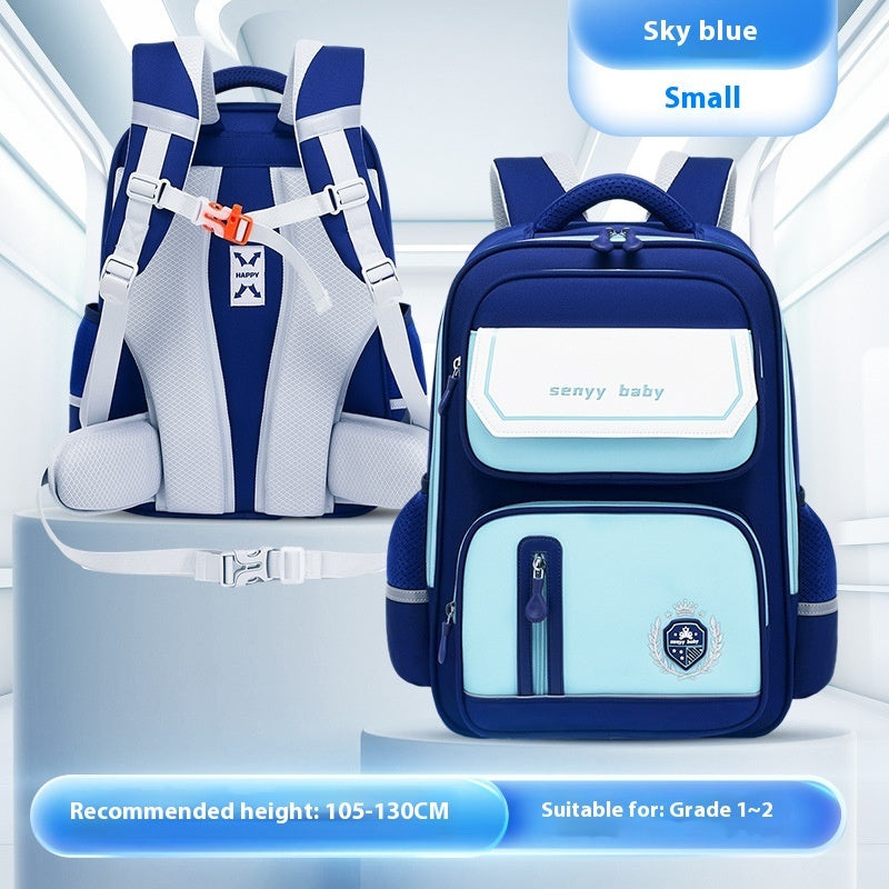 Water-Resistant Oxford School Backpack