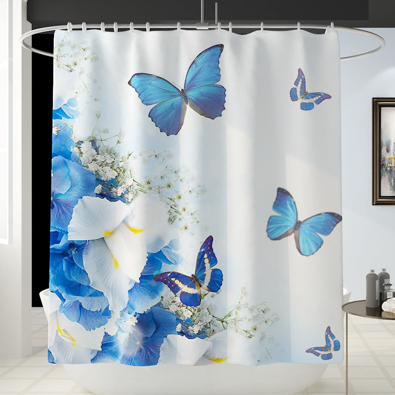 Daffodil Shower Curtain, Bathroom Partition