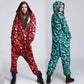 Women’s Halloween Printed Loose Jumpsuit