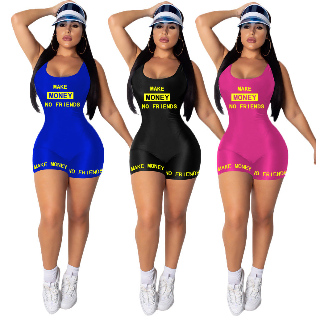 Women’s Sleeveless Sports Jumpsuit