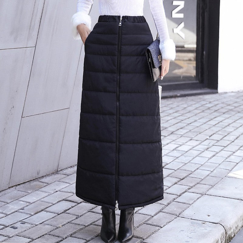 Winter Warm Cotton Skirt