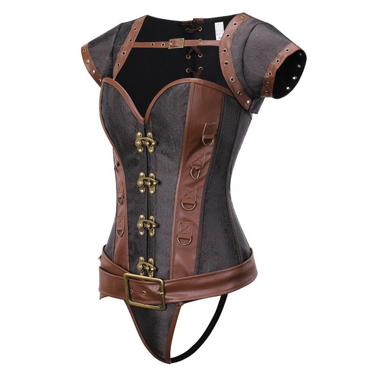 Four-Piece Gothic Court Corset Set