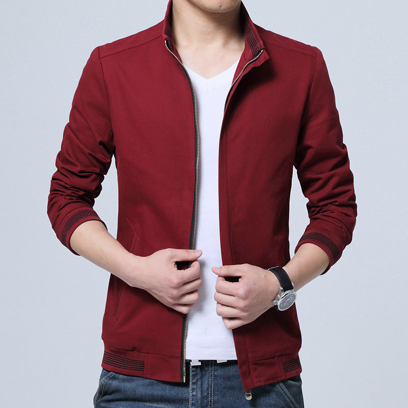 Mens Spring Autumn Casual Jacket Coat