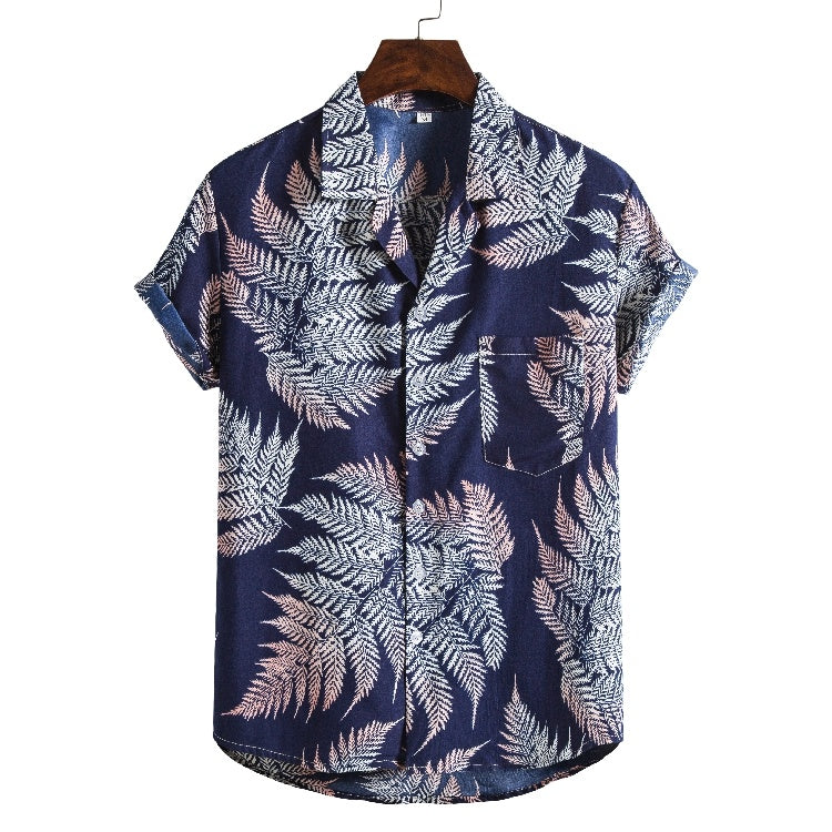 Men’s Casual Beach Print T-Shirt