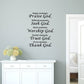 English wall stickers