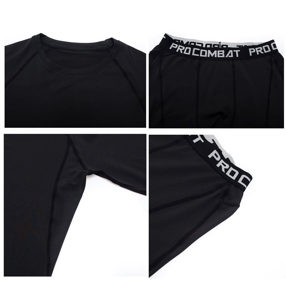 Mens Quick-Drying Sportswear Fitness Gym Suit