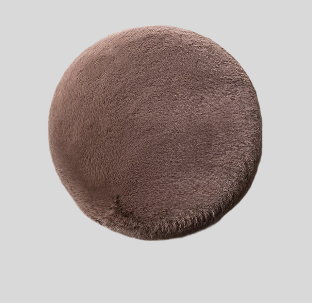 Faux Fur Memory Foam Cushion