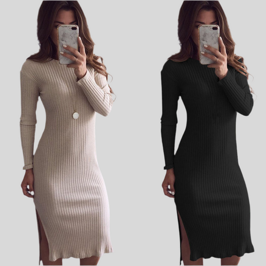 Sleek Perfection Slim Knit Dress