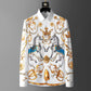 Men’s Long-Sleeved Printed Non-Iron Shirt