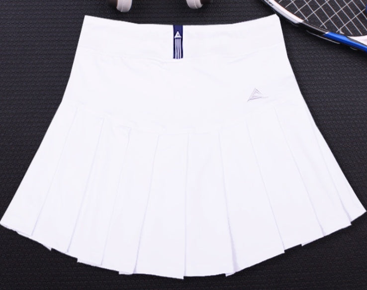 Quick Dry Tennis Skirt with Built-In Safety Shorts