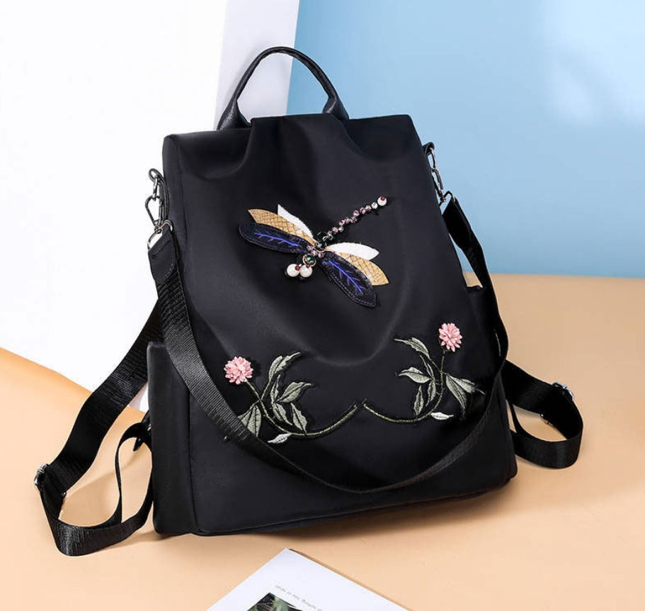 EmbroiTote Oxford Cloth Backpack