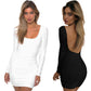 Midnight Temptation Long Sleeve Dress