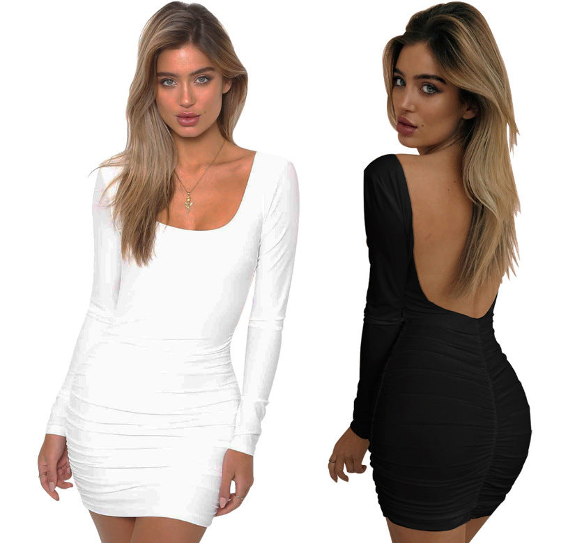 Midnight Temptation Long Sleeve Dress