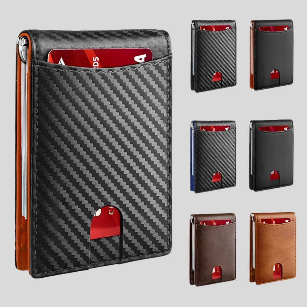 Leather RFID Multi-Function Card Sleeve