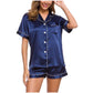 Short Sleeve Shorts Pajamas Set for Women