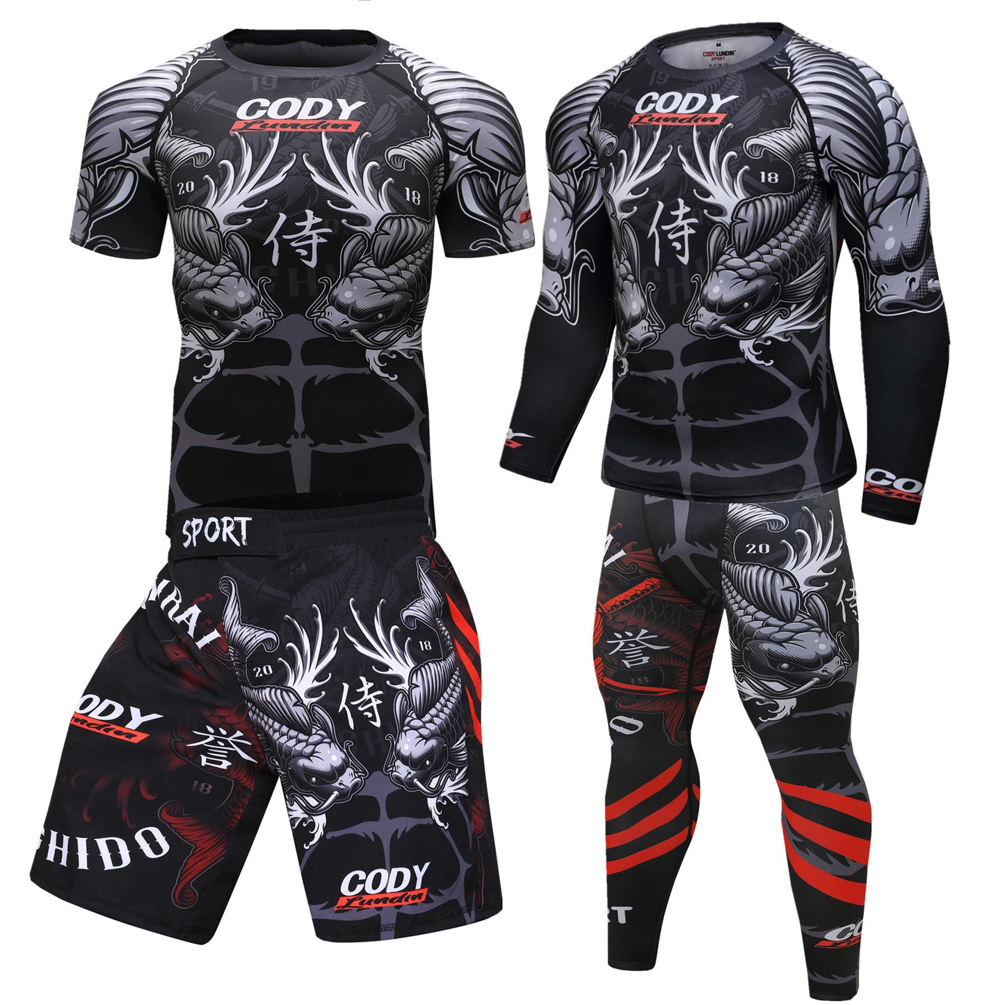 Kickboxing and Sanda Training Suit