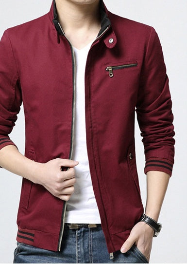 Mens Spring Autumn Casual Jacket Coat