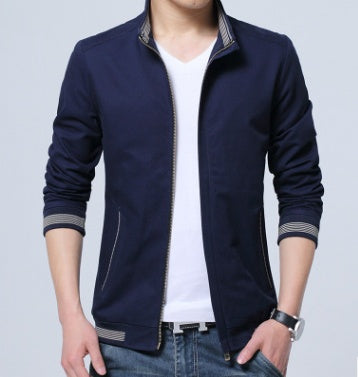 Mens Spring Autumn Casual Jacket Coat