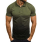 Slim-fit Gradient Print Lapel Polo Shirt Men’s