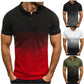 Slim-fit Gradient Print Lapel Polo Shirt Men’s