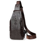 Men’s Trendy Pattern Chest Bag Shoulder Messenger Bag