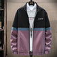 Men’s Trendy Stand-Up Collar Baseball Jacket