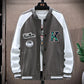 Men’s Trendy Stand-Up Collar Baseball Jacket