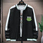 Men’s Trendy Stand-Up Collar Baseball Jacket