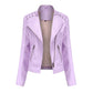 Women’s Slim Fit Leather Motorcycle Jacket