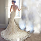 Ocean Breeze Halter Mermaid Wedding Gown