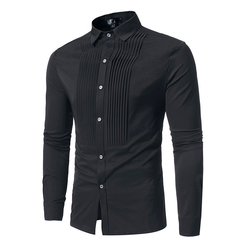 Men’s Slim Fit Wedding Tuxedo Shirt