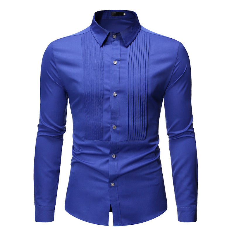 Men’s Slim Fit Wedding Tuxedo Shirt