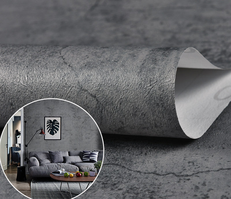 Nordic Cement Self-Adhesive Gray Wallpaper