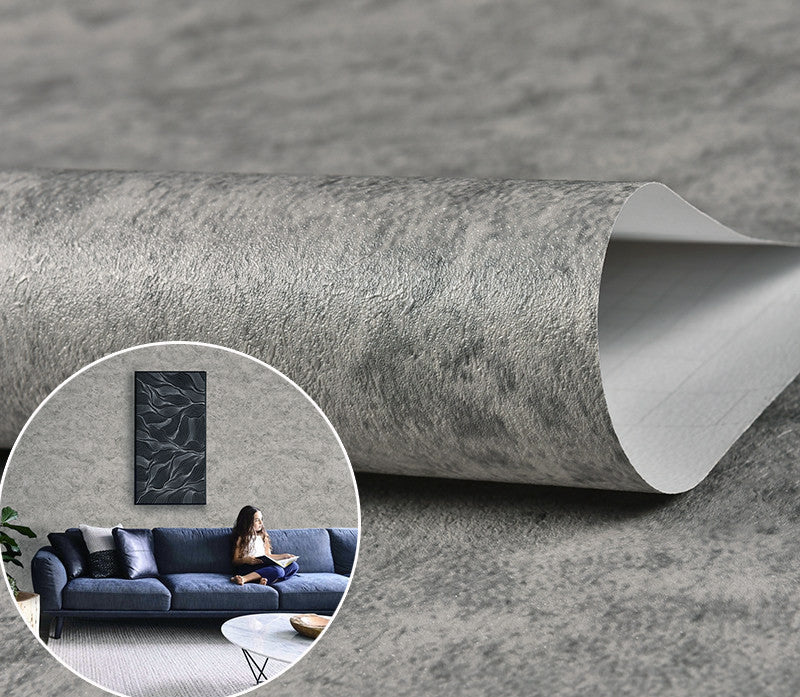 Nordic Cement Self-Adhesive Gray Wallpaper