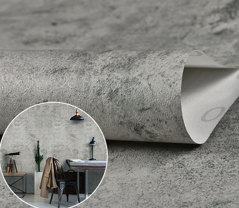 Nordic Cement Self-Adhesive Gray Wallpaper