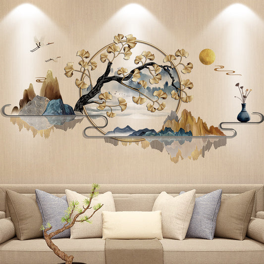 Landscape Painting Decorative Wall Stickers for Living Room