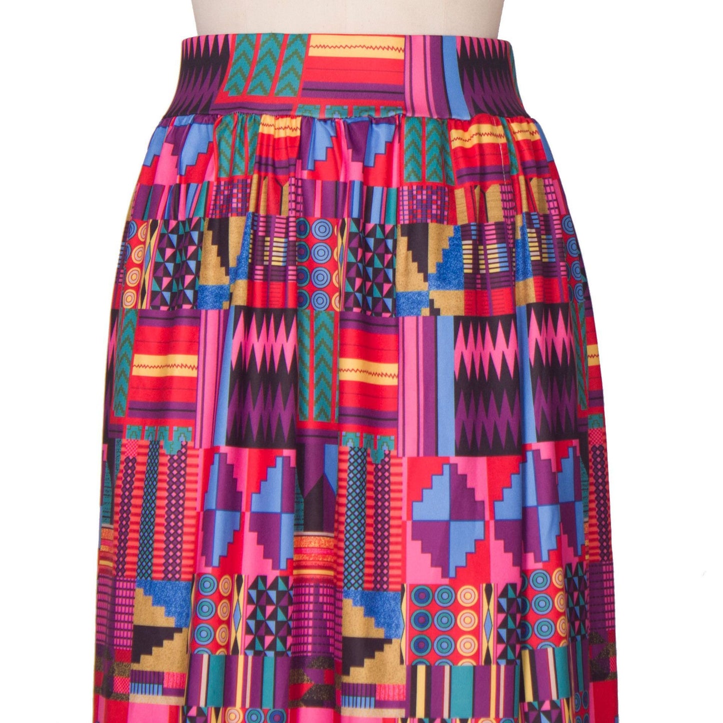 African-Inspired Printed Skirt