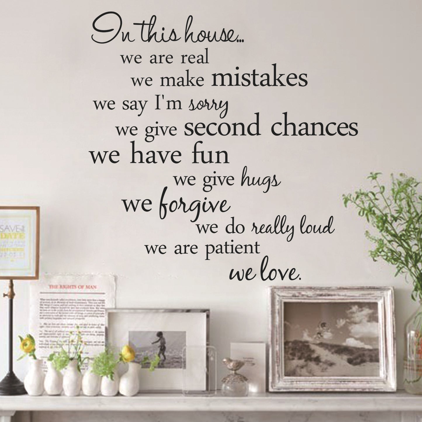 Decorative Wall Background Sticker - Modern Home Accent