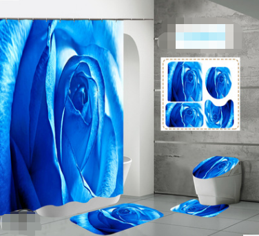 Waterproof Printed Polyester Shower Curtain