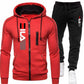 Winter Active Zipper Hoodie and Trousers Set