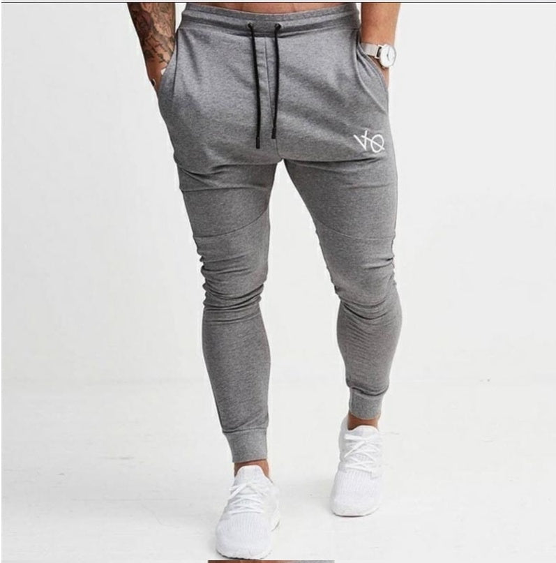 Men’s Spring and Autumn Slim Fit Printed Sports Pants