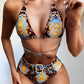 PrintWave Halter Bikini